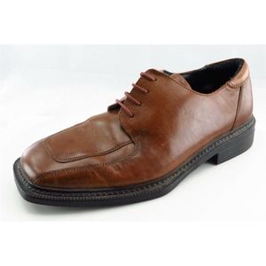 Todd Welsh Shoes Sz 10.5 M Round Toe Brown‎ Derby Oxfords Leather Men